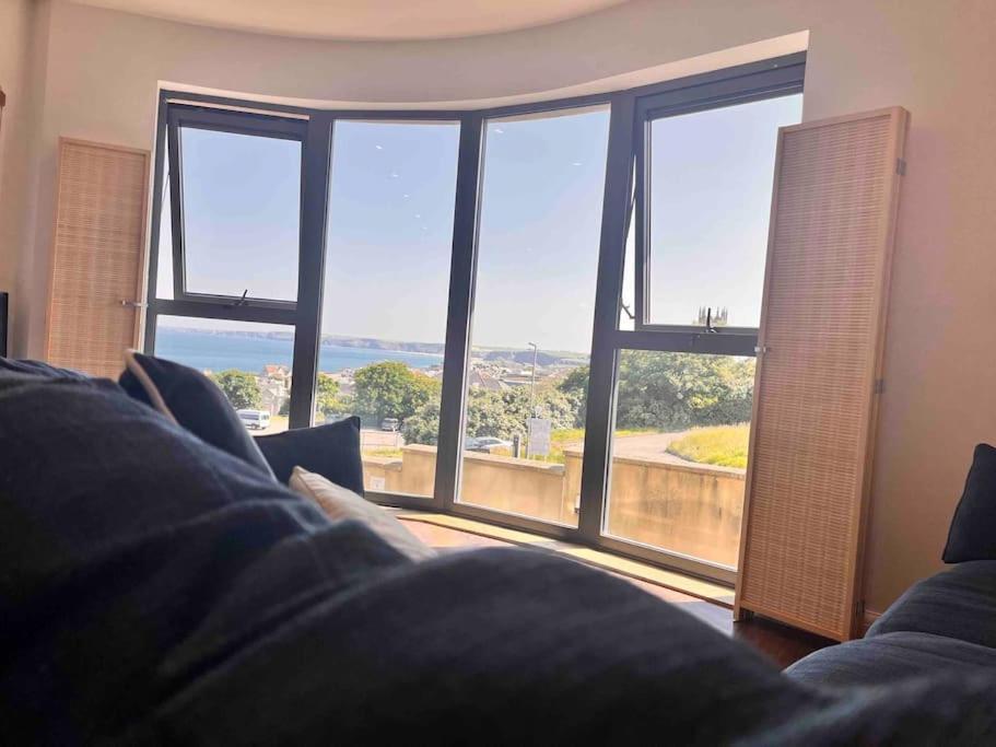 2Bed With Pool & Sea View Apartment New Quay Exterior foto